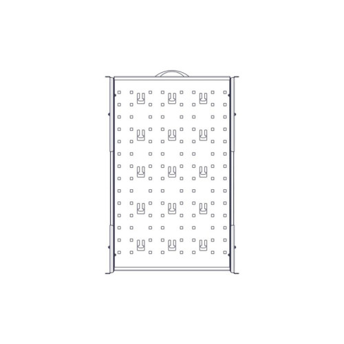 Выдвижная полка Systeme Electric, серия Uniprom, 1U, 650мм, до 45кг
