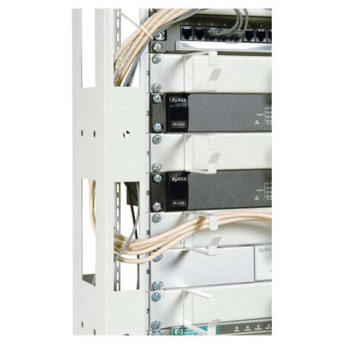 Стойка двухрамная ЦМО СТК-24.2 24U 620ммX800мм направл.под закл.гайки 250кг серый