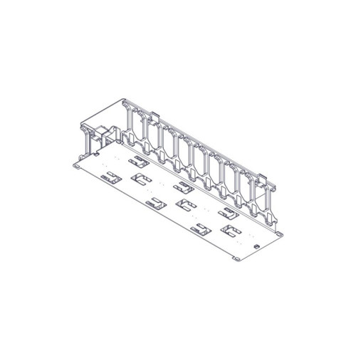 Horizontal Cable Organizer Excelente Series 3U Plastic Fingers