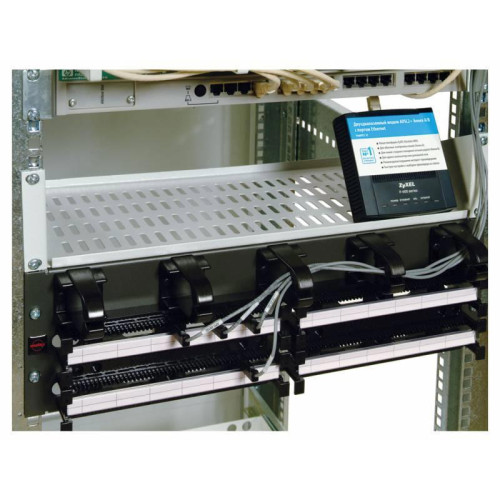 Полка стационарная ЦМО МС-20-9005 2U нагр.:15кг. 19