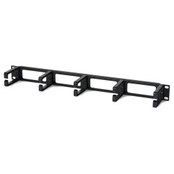 Кабельный органайзер горизонтальный Hyperline CM-1U-PL односторонний кольца 1U шир.:19