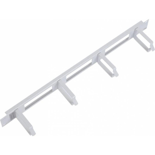 Кабельный органайзер горизонтальный ЦМО ГКО-О-4.62 односторонний окна 1U шир.:19