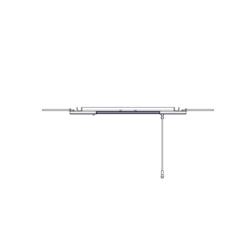 Bottom panel for cabinets of the Uniprom series, with cable entries, 600x1070mm