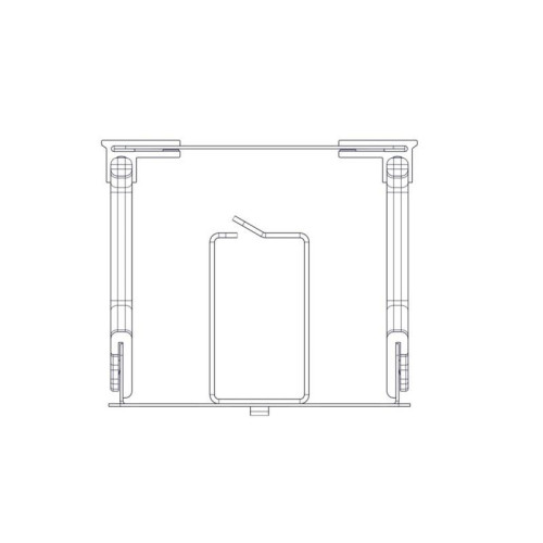 Horizontal Cable Organizer Excelente Series 3U Plastic Fingers