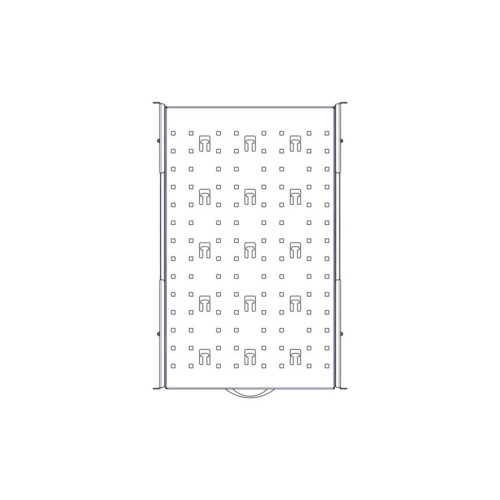 Выдвижная полка Systeme Electric, серия Uniprom, 1U, 650мм, до 45кг