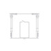Horizontal Cable Organizer Excelente Series 3U Plastic Fingers