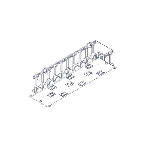 Horizontal Cable Organizer Excelente Series 3U Plastic Fingers