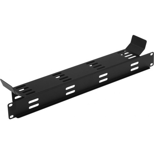 Кабельный органайзер горизонтальный ЦМО ГКО-Л-1-9005 односторонний пластиковый канал 2U шир.:19