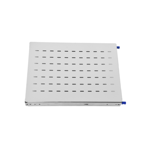 Полка усиленная с телескопическими направляющими грузоподъёмностью 150 кг глубина 620 мм