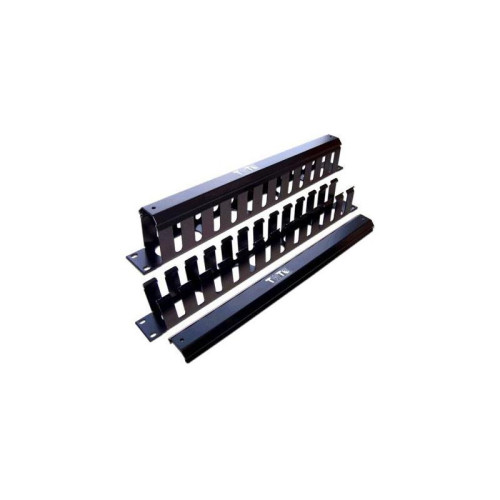 Кабельный органайзер горизонтальный Lanmaster TWT-ORG/CV-1U односторонний пальцы 1U шир.:19