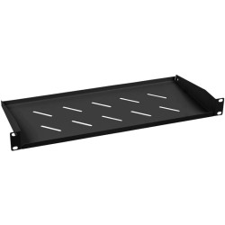 Полка стационарная Cabeus SH-J017-1U-200-BK 1U нагр.:15кг. 19