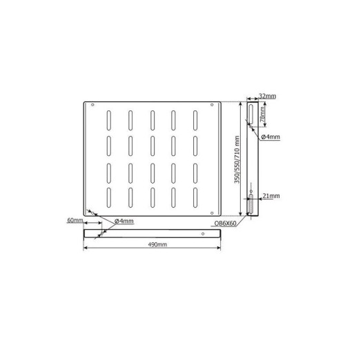 Полка стационарная Lanmaster TWT-RACK2-S4-6/80 1U нагр.:80кг. 19 Полка стационарная Lanmaster TWT-RACK2-S4-6/80 1U нагр.:80кг. 19