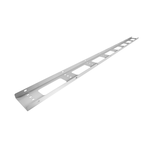 Вертикальный кабельный органайзер для стойки внешний с окнами, ширина 95 мм 33U