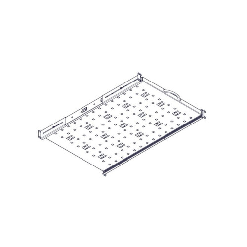 Выдвижная полка Systeme Electric, серия Uniprom, 1U, 650мм, до 45кг