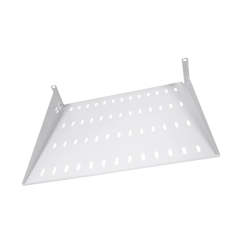 Полка перфорированная консольная 2U, глубина 400 мм