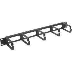 Кабельный органайзер горизонтальный Cabeus JB08-1U-BK кольца 1U шир.:19