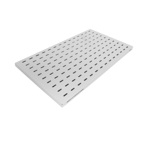 Полка перфорированная выдвижная с телескопическими направляющими, глубина 1000 мм