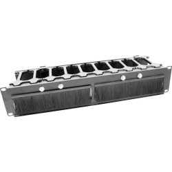 Кабельный органайзер горизонтальный ЦМО ГКО-П-3-9005 пальцы 3U шир.:19