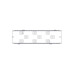 Horizontal Cable Organizer Excelente Series 3U Plastic Fingers