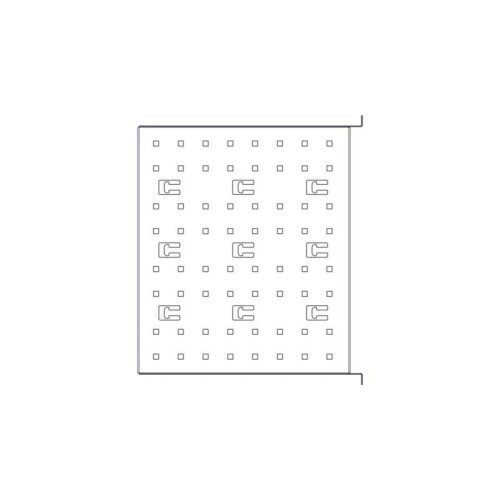 Фиксированная полка Systeme Electric, серия Uniprom, 2U, 450мм, до 15кг
