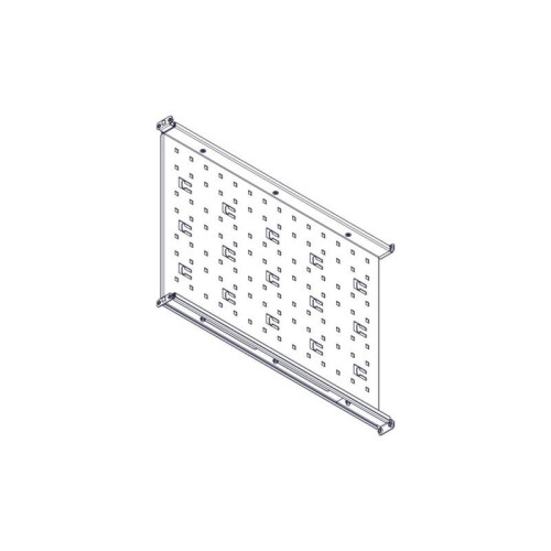 Fixed shelf Systeme Electric, Uniprom series, 1U, 650mm, 120kg