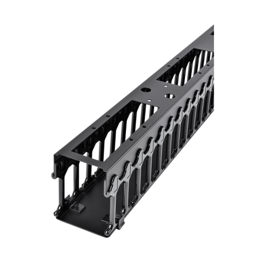 Вертикальный кабельный органайзер с пластиковыми пальцами 42U для шкафов ШТК-СП