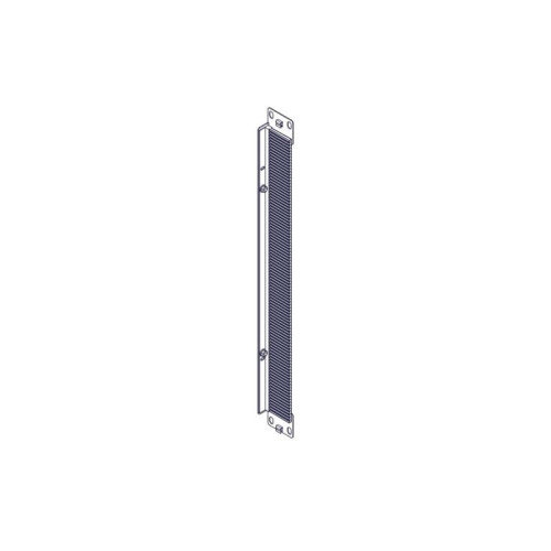 System Electric, серия Uniprom, 1U, 2шт, черный