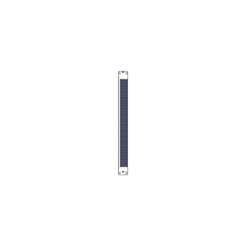 Longitudinal cable channel for cabinets of the Uniprom series, 1U, black