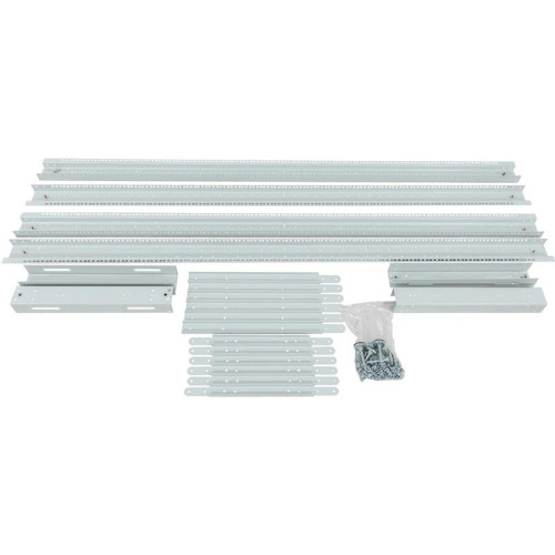 Стойка двухрамная NTSS NTSS-2POR24U/600-1000 24U 550ммx1000мм 600кг серый