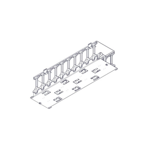 Horizontal Cable Organizer Excelente Series 3U Plastic Fingers