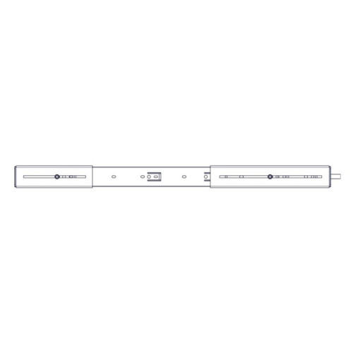 Выдвижная полка Systeme Electric, серия Uniprom, 1U, 650мм, до 45кг