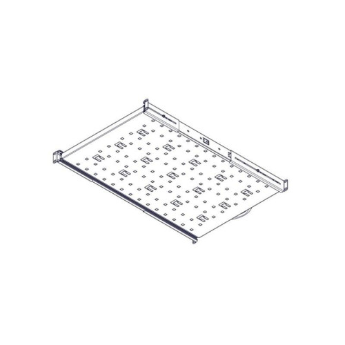 Выдвижная полка Systeme Electric, серия Uniprom, 1U, 650мм, до 45кг