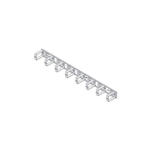 Вертикальный кабельный организатор Systeme Electric, серия Uniprom, 2x8 колец, цвет черный
