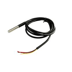 RS-T1, Датчик температуры Rem, с проводом 2 м, для блока розеток, цвет: чёрный