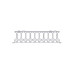 Horizontal Cable Organizer Excelente Series 3U Plastic Fingers