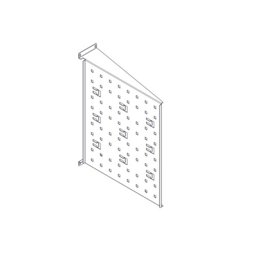 Фиксированная полка Systeme Electric, серия Uniprom, 2U, 450мм, до 15кг