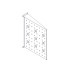 Фиксированная полка Systeme Electric, серия Uniprom, 2U, 450мм, до 15кг