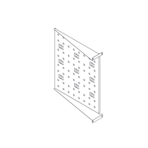 Фиксированная полка Systeme Electric, серия Uniprom, 2U, 450мм, до 15кг
