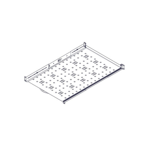 Выдвижная полка Systeme Electric, серия Uniprom, 1U, 650мм, до 45кг