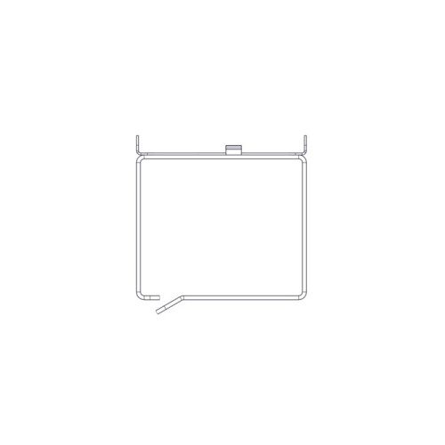 Horizontal Cable Organizer Uniprom Series, 2U, Steel Rings