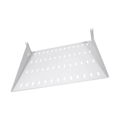 Полка перфорированная консольная 2U, глубина 400 мм