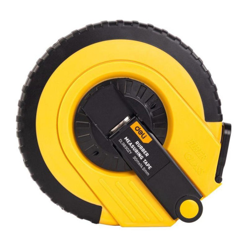 Мерная лента Deli DL9830ZY 30м x 14.5мм, ударопрочный корпус, полотно из стекловолокна и ПВХ