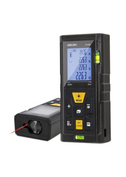 Лазерный дальномер Deli DL4169 Диапазон измерения 0,05;60м, точность измерения ±3мм