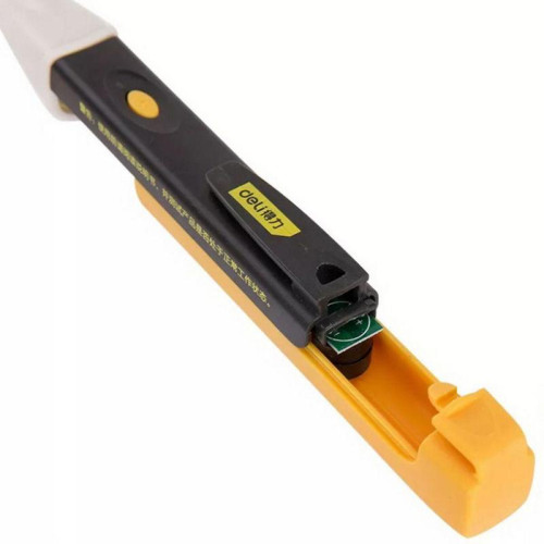 Бесконтактный детектор напряжения Deli DL8008 (90-1000В, функция фонарика, батарейки в комплекте)