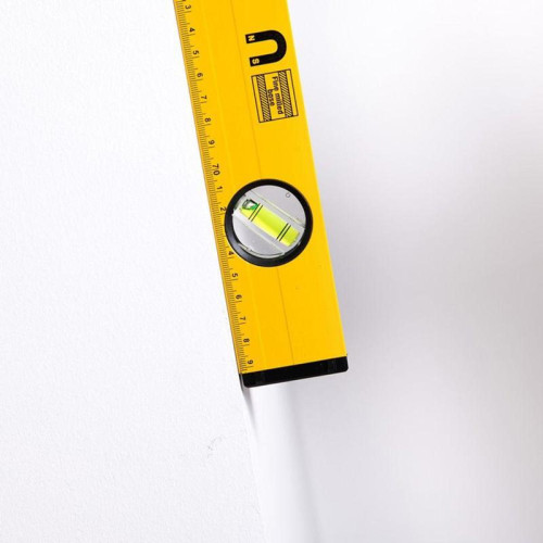 Строительный уровень Deli DL290800 800мм, алюминиевый сплав, мягкие резиновые заглушки, магнит, измерение под углом 45°