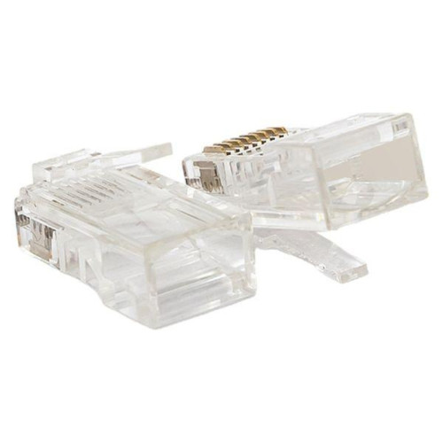 Коннектор/ Коннектор RJ-45 TERACOM PRO неэкранированный 8P8C 30мкд Cat.5E универсальный (упак.10шт)