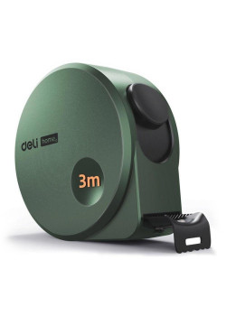 Рулетка Home Series Green HT8316L 3м х 16мм, эксклюзивный дизайн, корпус - высококачественный софттач пластик