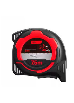 Рулетка Deli DL377528  7,5м*28мм, метрическая