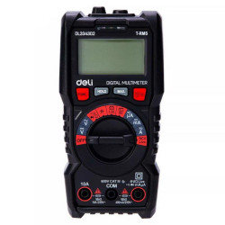 Многофункциональный цифровой мультиметр Deli DL334302 напряж. 0,2-600В, AC/DC, ЖК-дисплей