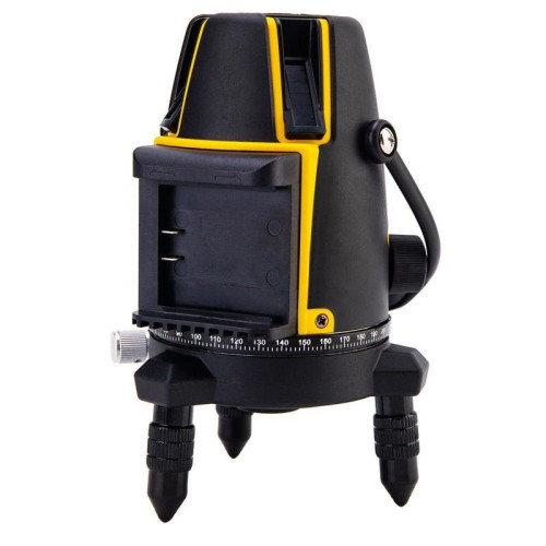 Лазерный уровень Deli DL332303 3 луча(зеленый цвет), точность +/-1,5мм/7м, угол самовыравнивания 3°, 1АКБ 3 А*ч+ЗУ, время работы до 6 часов, кейс